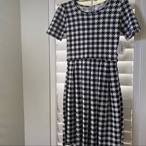 Houndstooth Amelia Dress NWT